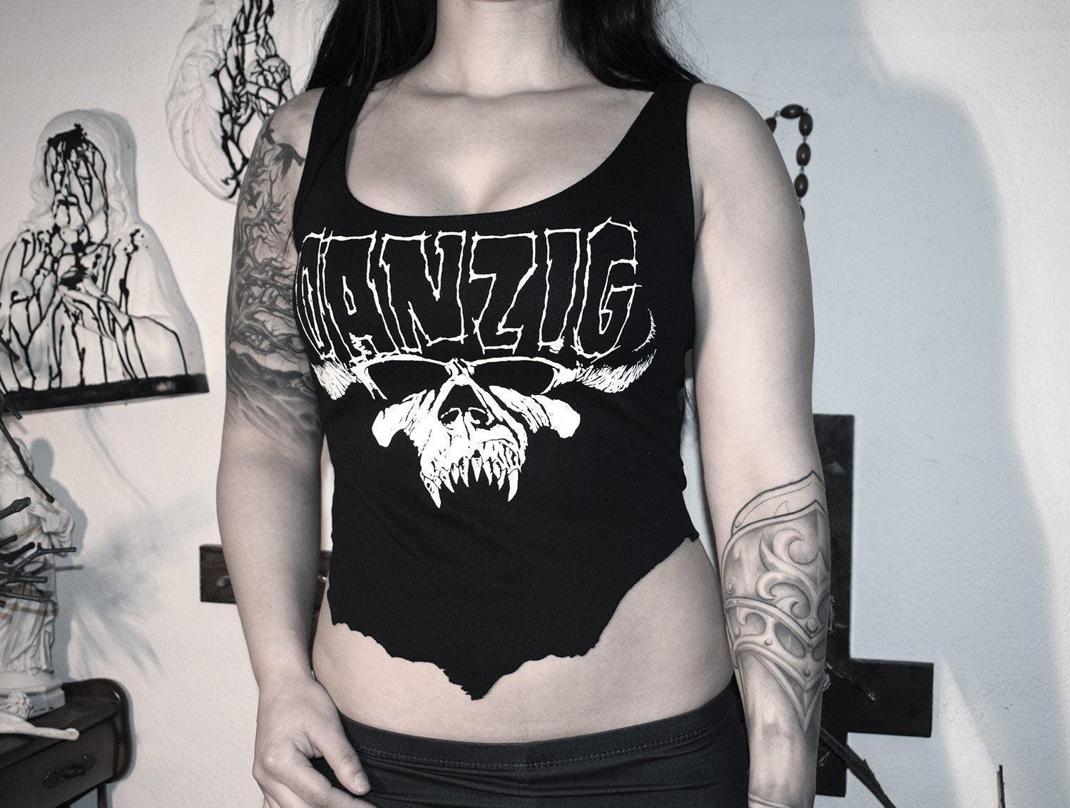 Cropped Top ⇹ Danzig - Finedaytodie